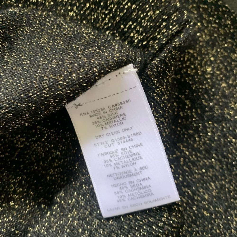 EQUIPMENT BLACK CASHMERE BLEND CREWNECK SWEATER - Picture 4 of 7